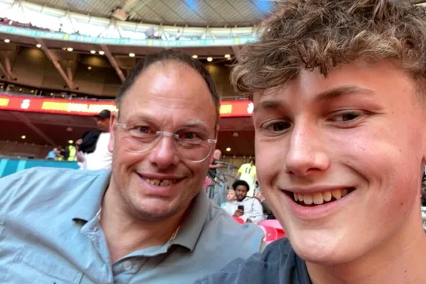 ‘Neither my son nor I had ever been to Wembley, so it was a really special moment for us to share on Saturday. He's 16 so I don't have many opportunities left to share quality experiences as he spreads his wings. We made a weekend of it too! Thanks for the tickets.’